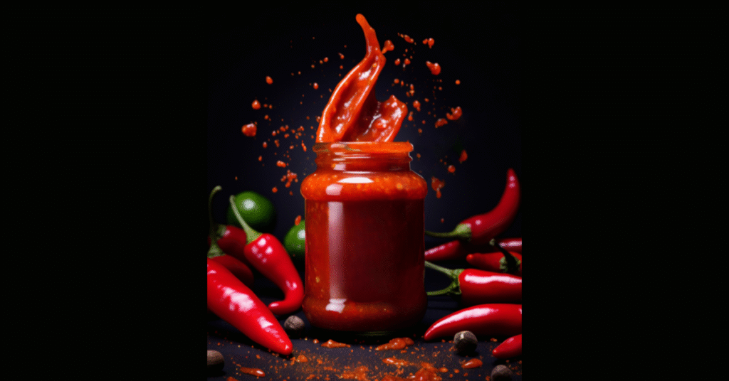 Minsvsp jar with splashing pepper